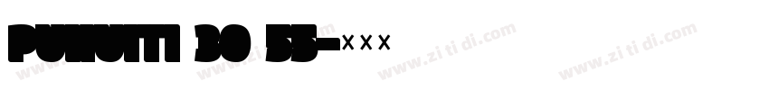 puhuiti 30 55字体转换
